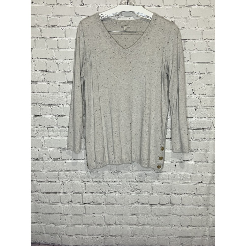 Talbots Cream Donegal Sweater